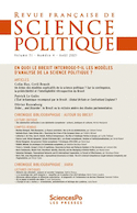 Revue française de science politique, no 71-4